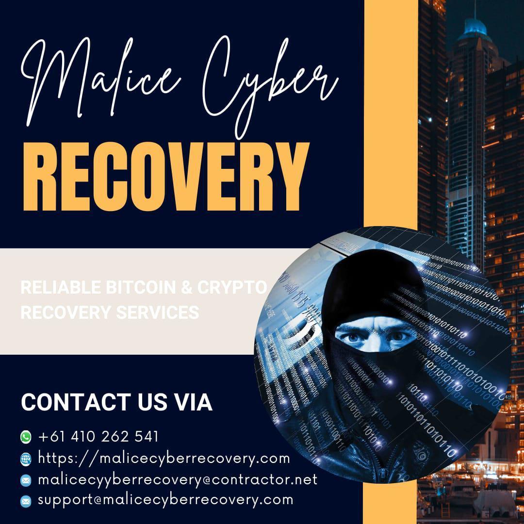 HOW TO RECOVER STOLEN CRYPTOCURRENCY / MALICE CYBER RECOVERY WILL HELP 