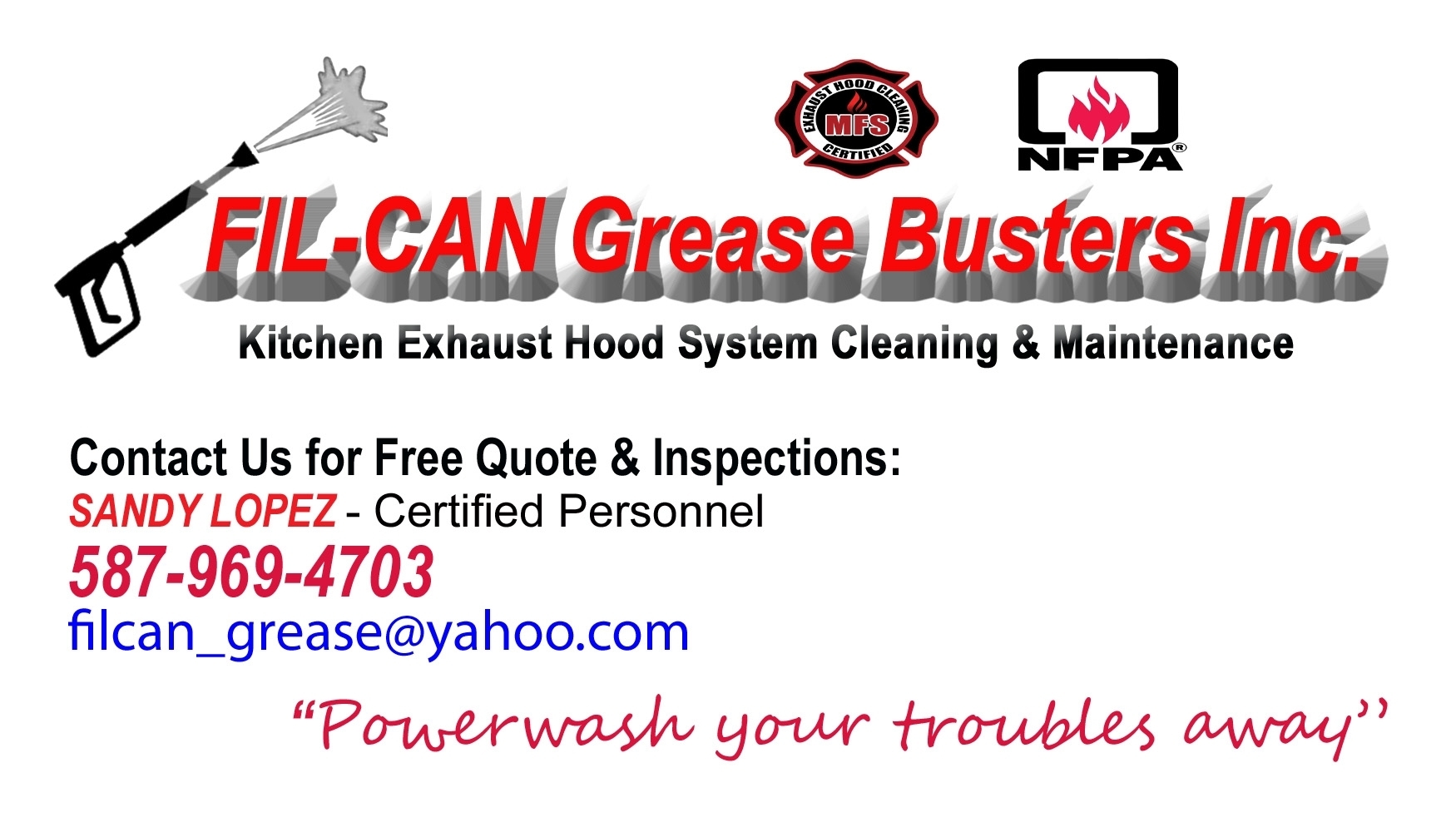 Fil-Can Grease Busters
