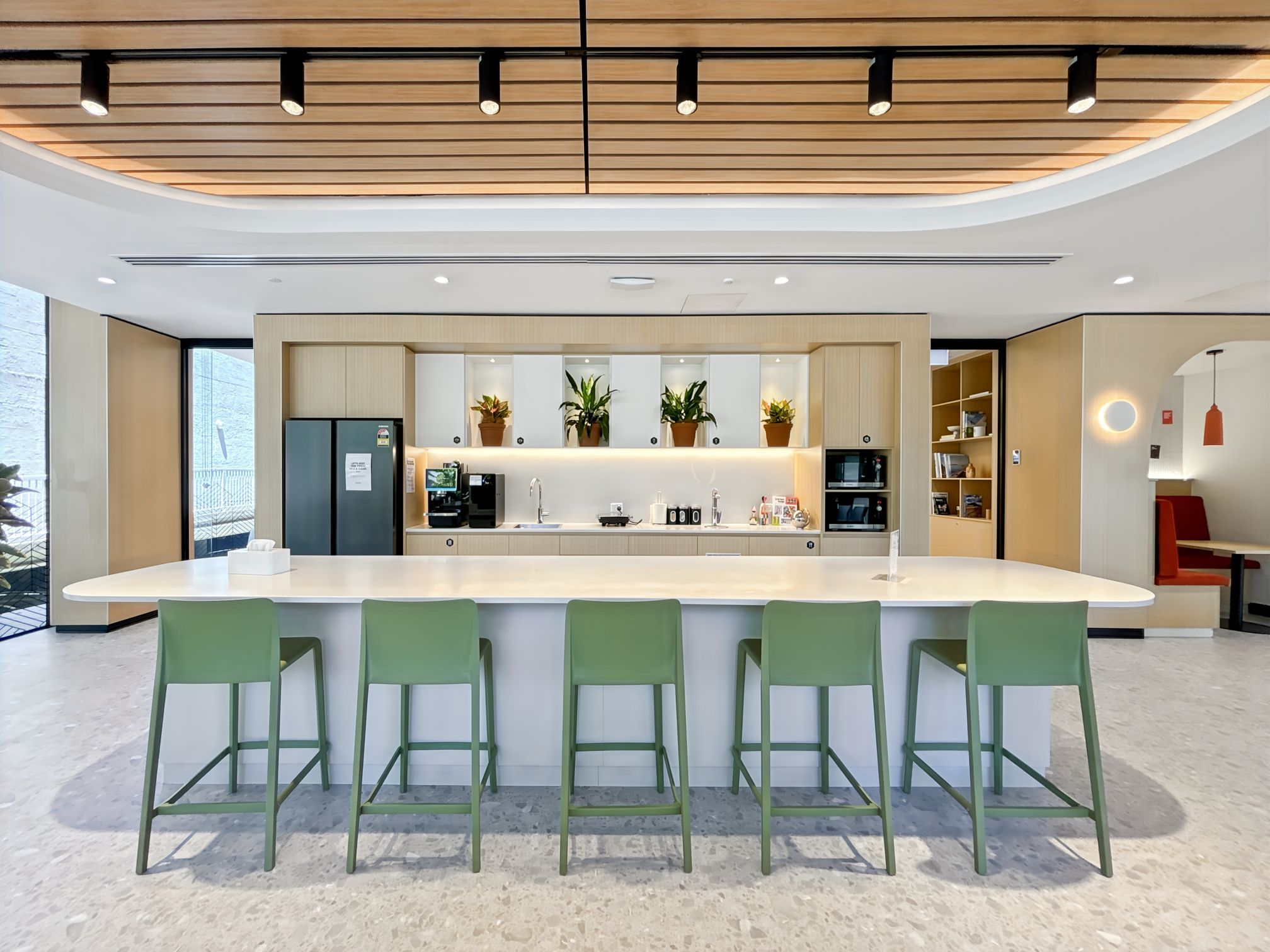 Beautifully designed open plan office space for 15 persons in Spaces Wayville Beautifully designed open plan office space for 15 persons in Spaces Wayville