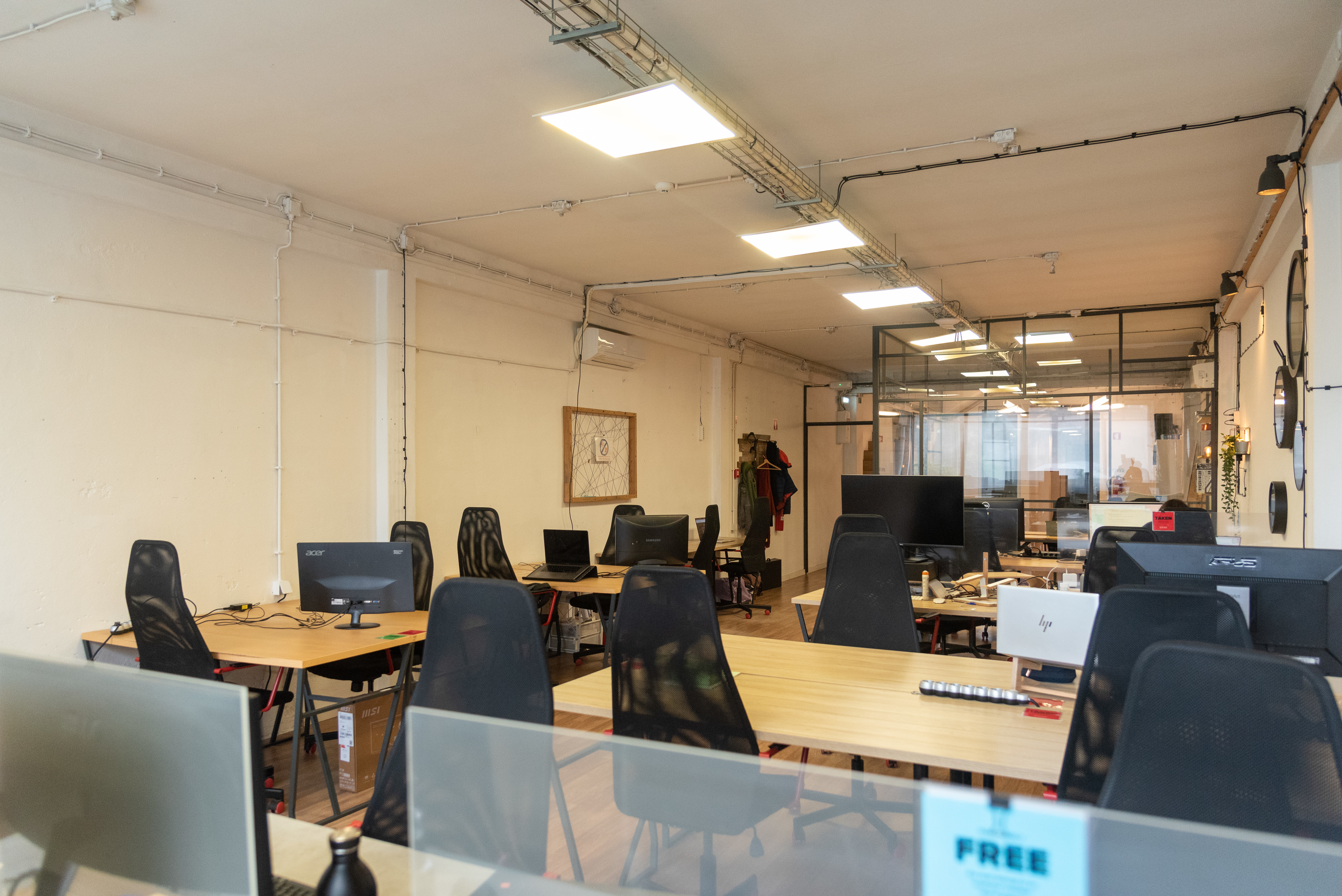 Coworking in openspace