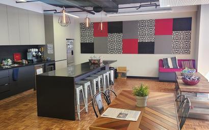 4 desks available in an Advertising Agency