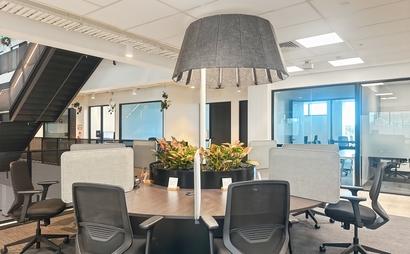 Beautifully designed open plan office space for 10 persons in Spaces Box Hill Beautifully designed open plan office space for 10 persons in Spaces Box Hill
