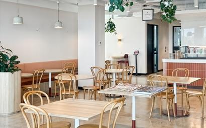 Beautifully designed open plan office space for 10 persons in Spaces Box Hill