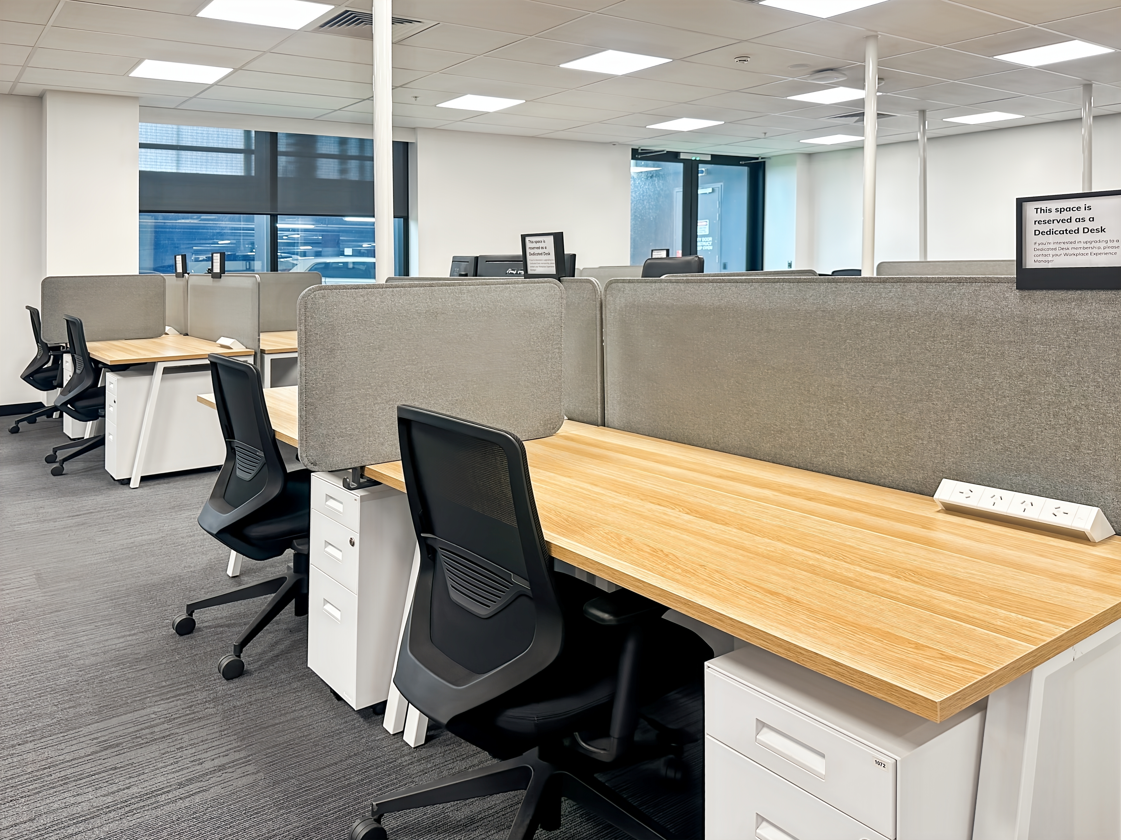 Book open plan office space for businesses of all sizes in Spaces Box Hill