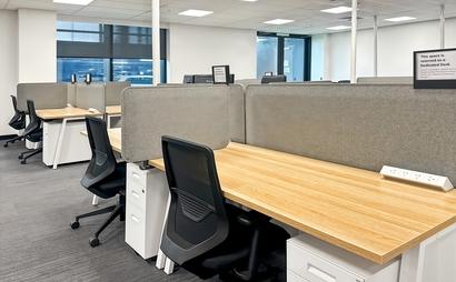 Book open plan office space for businesses of all sizes in Spaces Box Hill