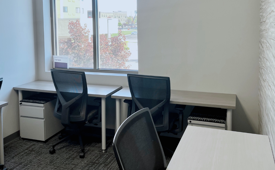 CMURC Bay City- Timber, private office