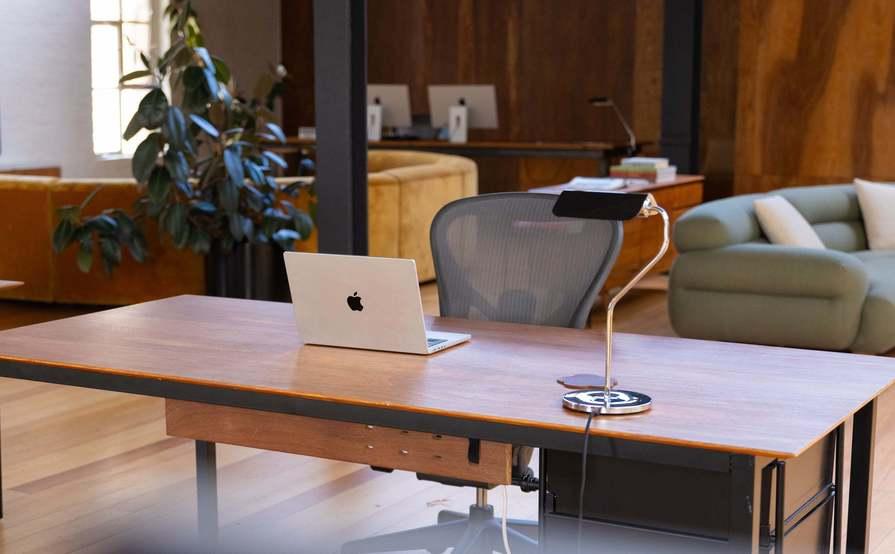 Desk at Creative Co-Working Space in Prahran