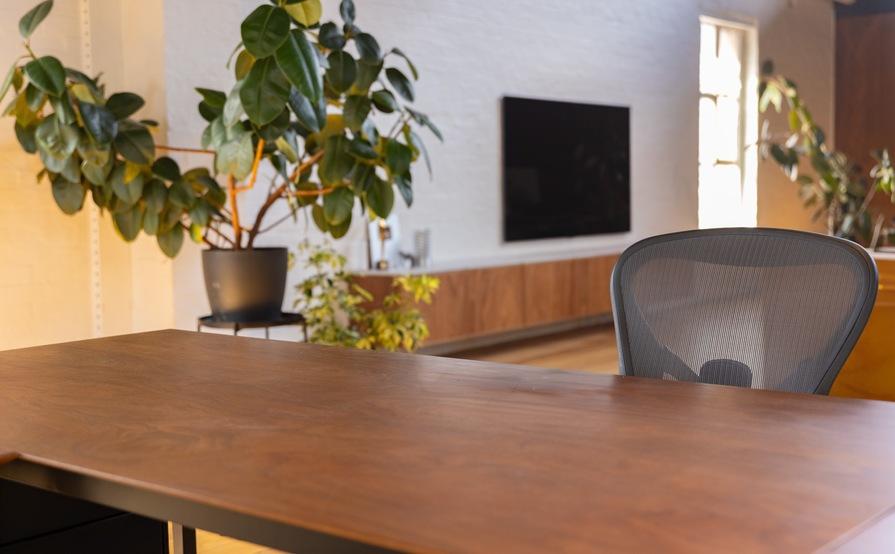 Desk at Creative Co-Working Space in Prahran