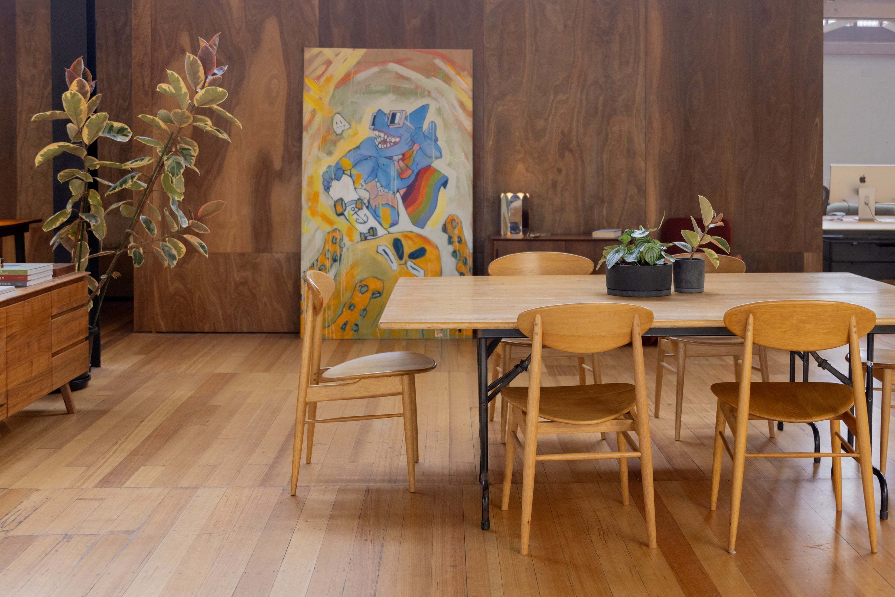 Desk at Creative Co-Working Space in Prahran