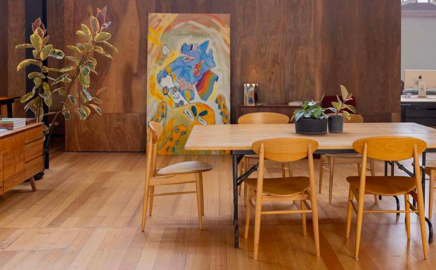 Desk at Creative Co-Working Space in Prahran