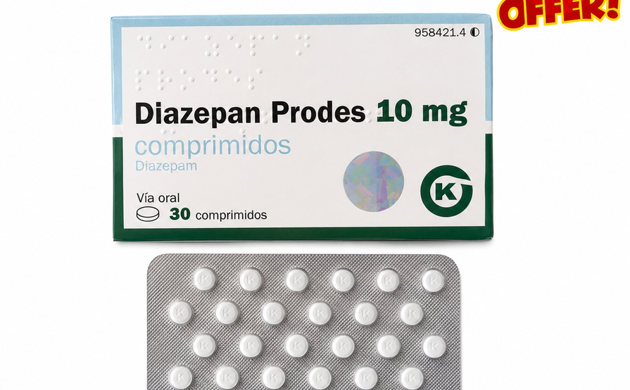 Prodes Diazepam 10mg Tablets: Effective Relief for Anxiety and Sleep Issues Available 24/7 Online in the UK