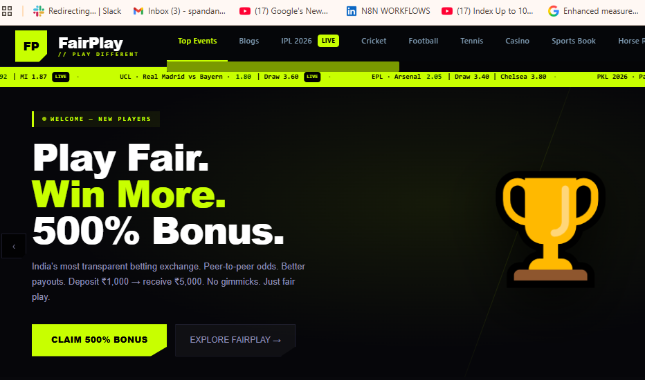 fairplay sports betting and casino gaming platform