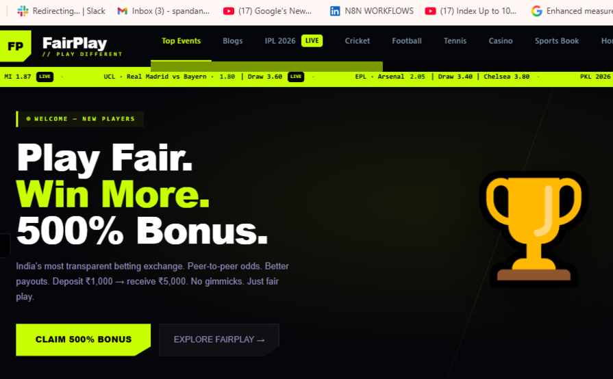 fairplay sports betting and casino gaming platform