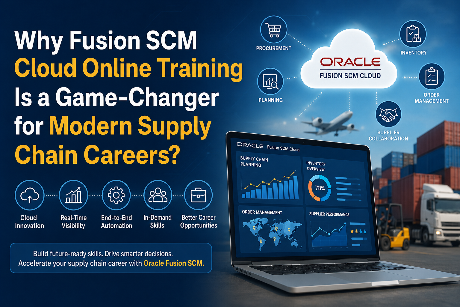 Why Fusion SCM Cloud Online Training Is a Game-Changer for Modern Supply Chain Careers?