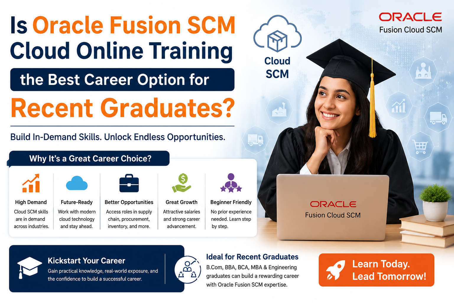 Is Oracle Fusion SCM Cloud Online Training the Best Career Option for Recent Graduates?