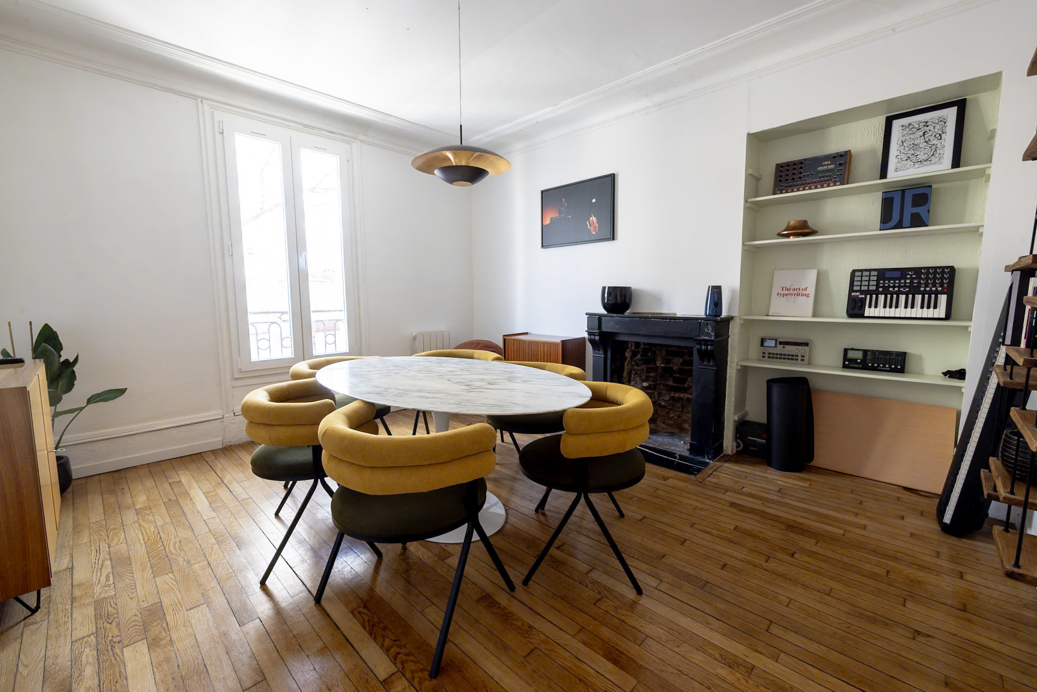 Desk in open space 