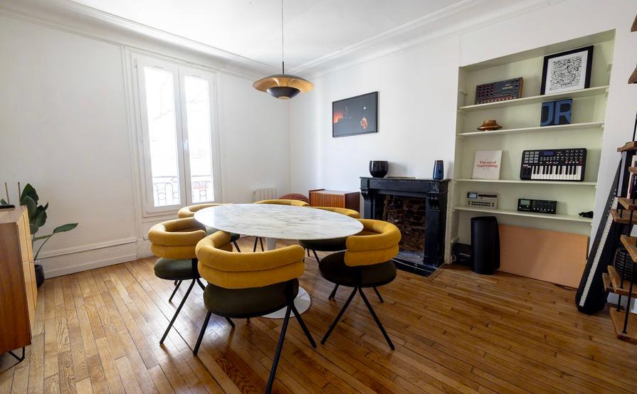 Desk in open space 