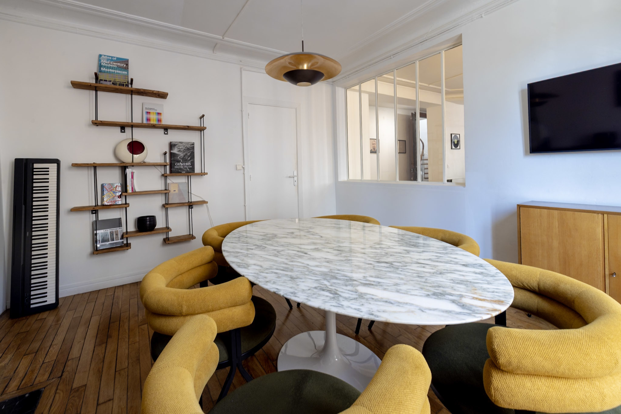 Desk in open space 