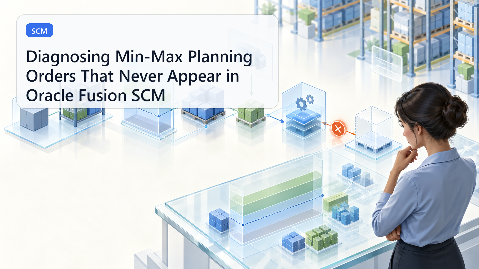 Diagnosing Min-Max Planning Orders That Never Appear in Oracle Fusion SCM
