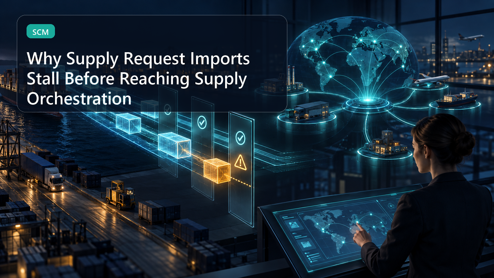 Why Supply Request Imports Stall Before Reaching Supply Orchestration