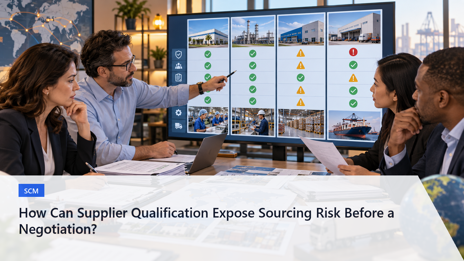 How Can Supplier Qualification Expose Sourcing Risk Before a Negotiation?