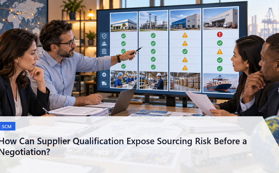 How Can Supplier Qualification Expose Sourcing Risk Before a Negotiation?
