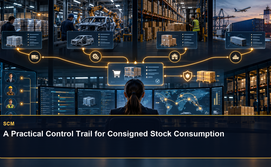 A Practical Control Trail for Consigned Stock Consumption
