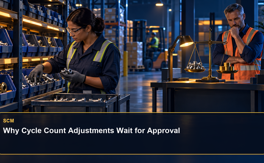 Why Cycle Count Adjustments Wait for Approval