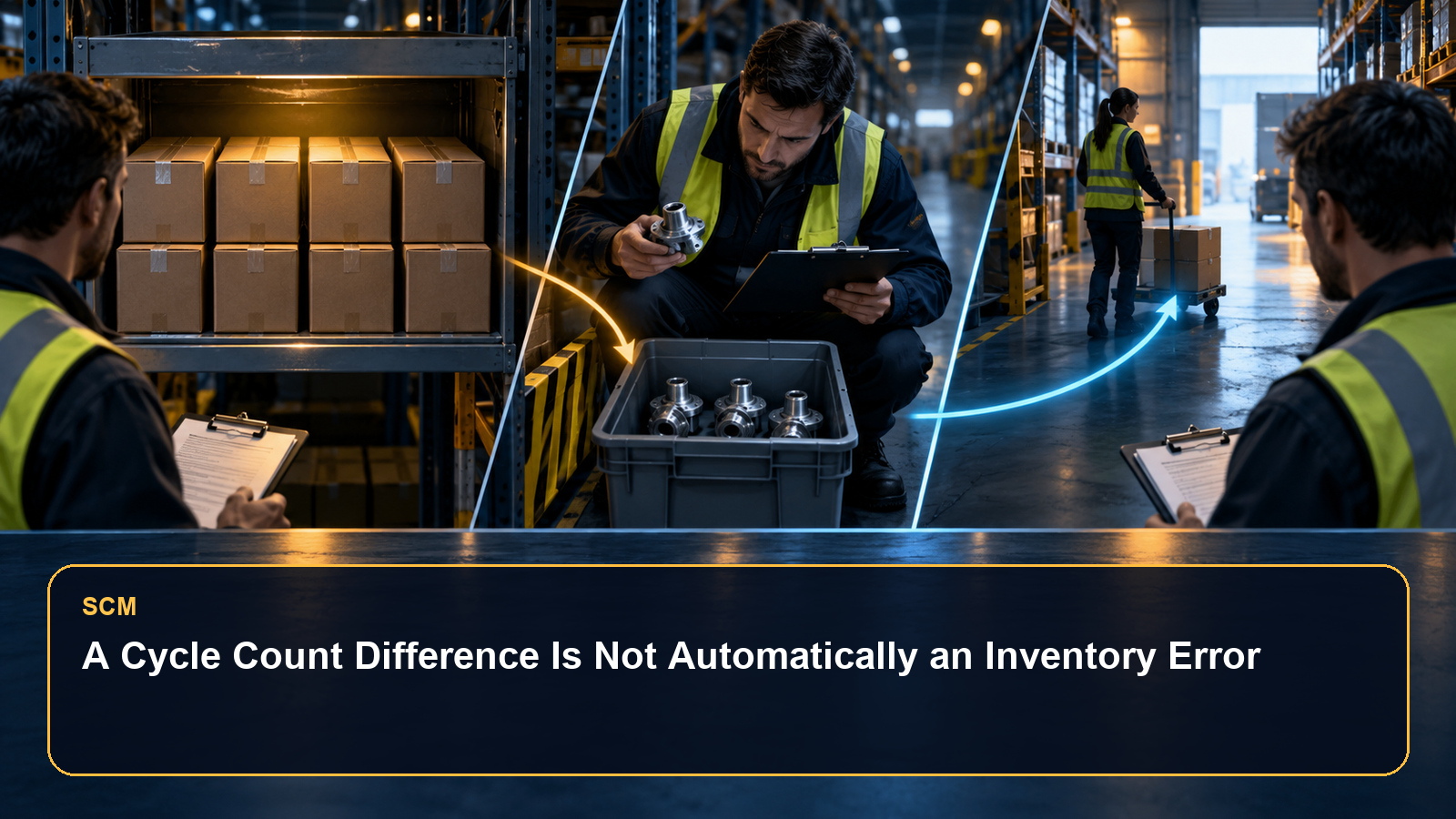 A Cycle Count Difference Is Not Automatically an Inventory Error