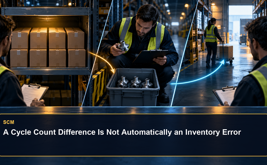 A Cycle Count Difference Is Not Automatically an Inventory Error