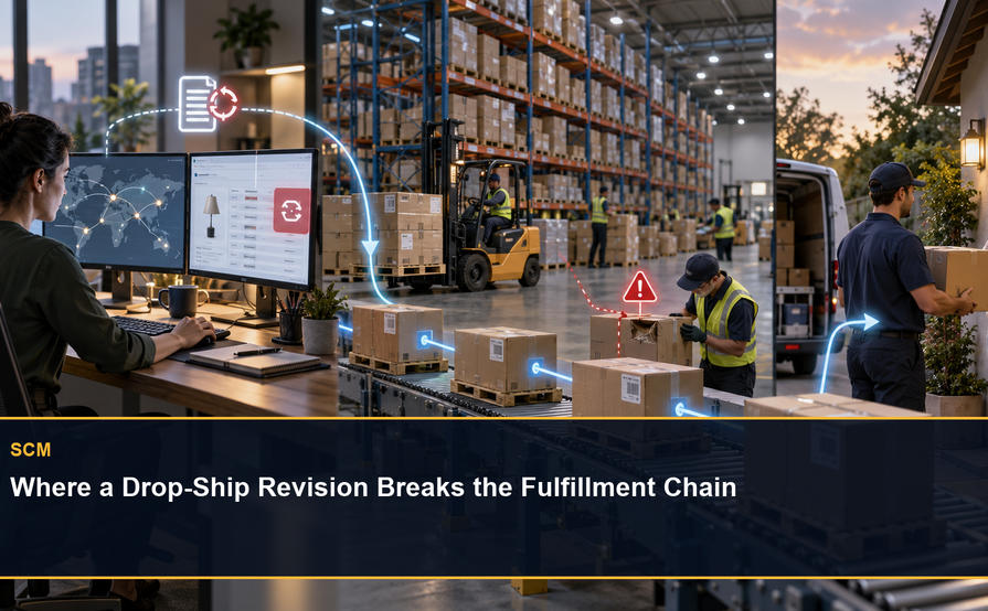 Where a Drop-Ship Revision Breaks the Fulfillment Chain