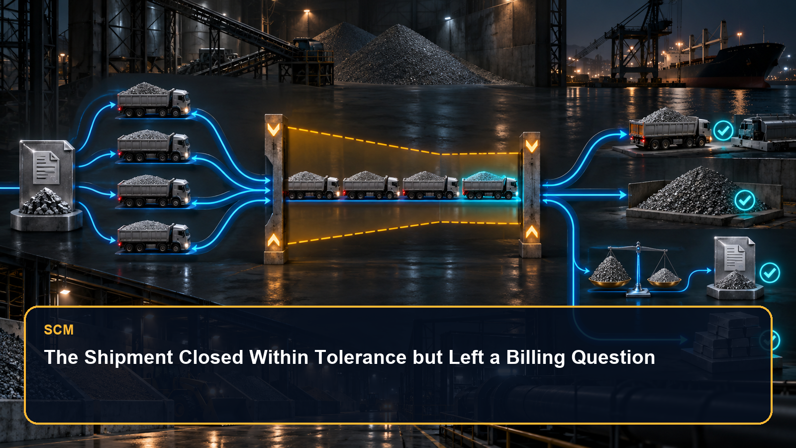 The Shipment Closed Within Tolerance but Left a Billing Question