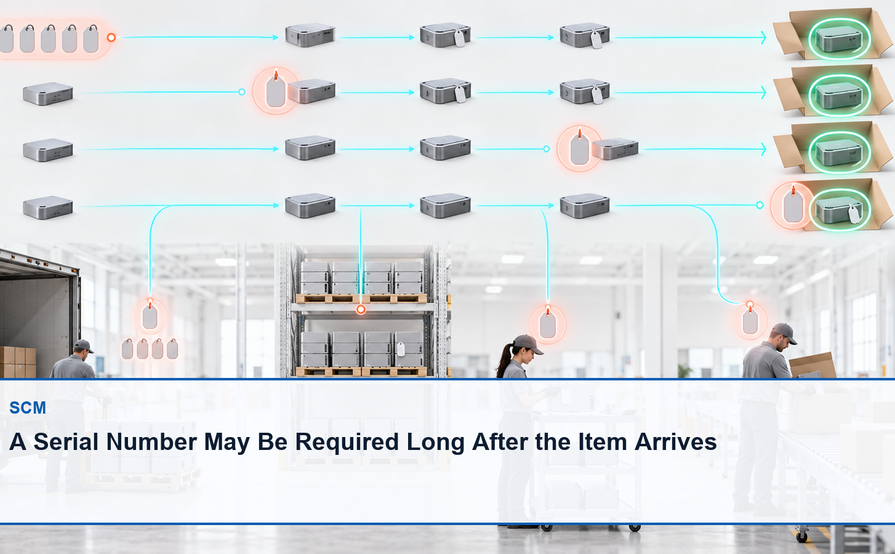 A Serial Number May Be Required Long After the Item Arrives