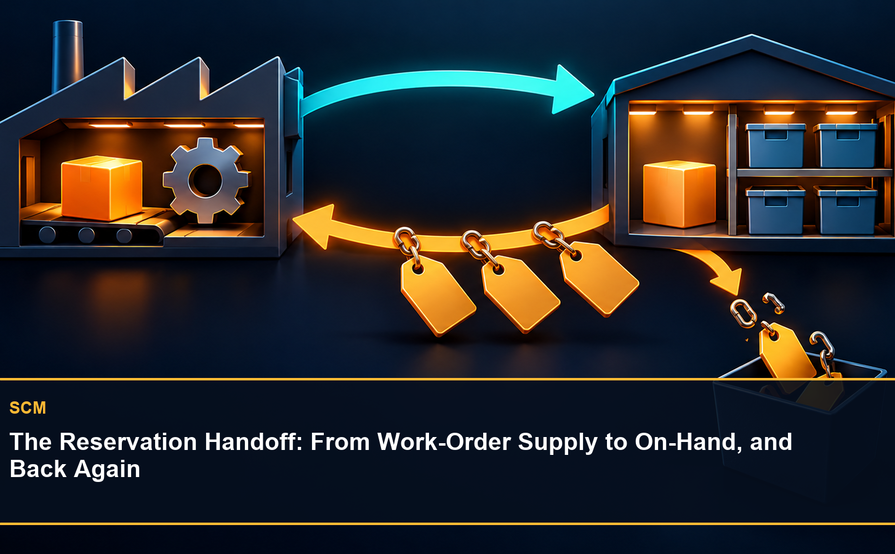 The Reservation Handoff: From Work-Order Supply to On-Hand, and Back Again