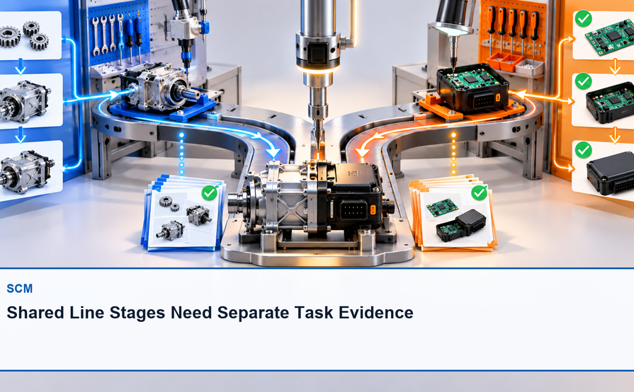 Shared Line Stages Need Separate Task Evidence