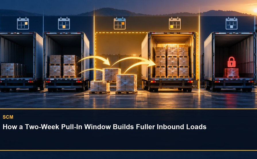 How a Two-Week Pull-In Window Builds Fuller Inbound Loads
