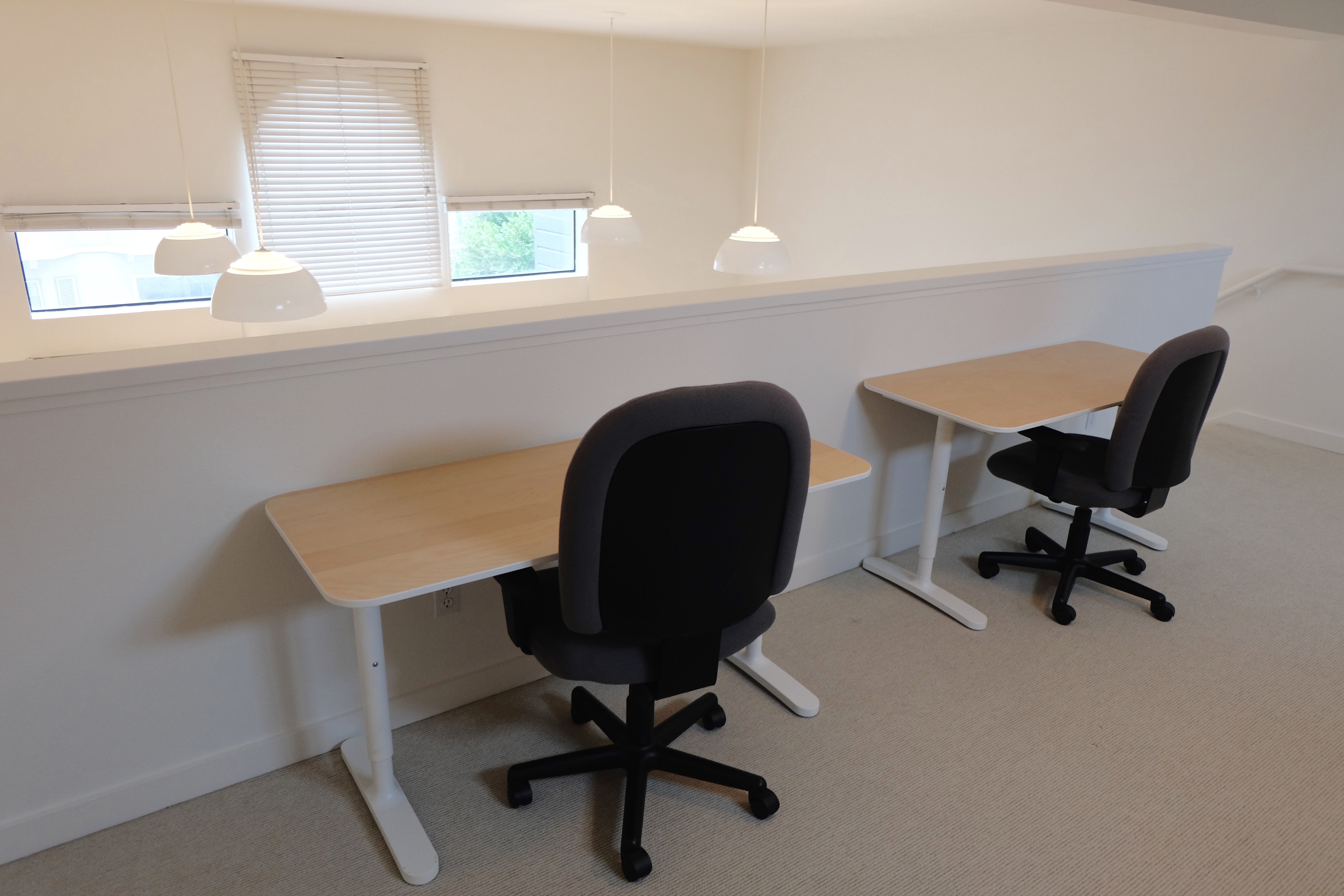 Dedicated desk space for 5 people in our SOMA loft Dedicated desk space for 5 people in our SOMA loft