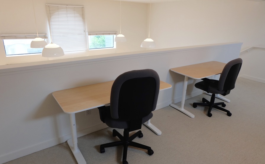 Dedicated desk space for 5 people in our SOMA loft Dedicated desk space for 5 people in our SOMA loft