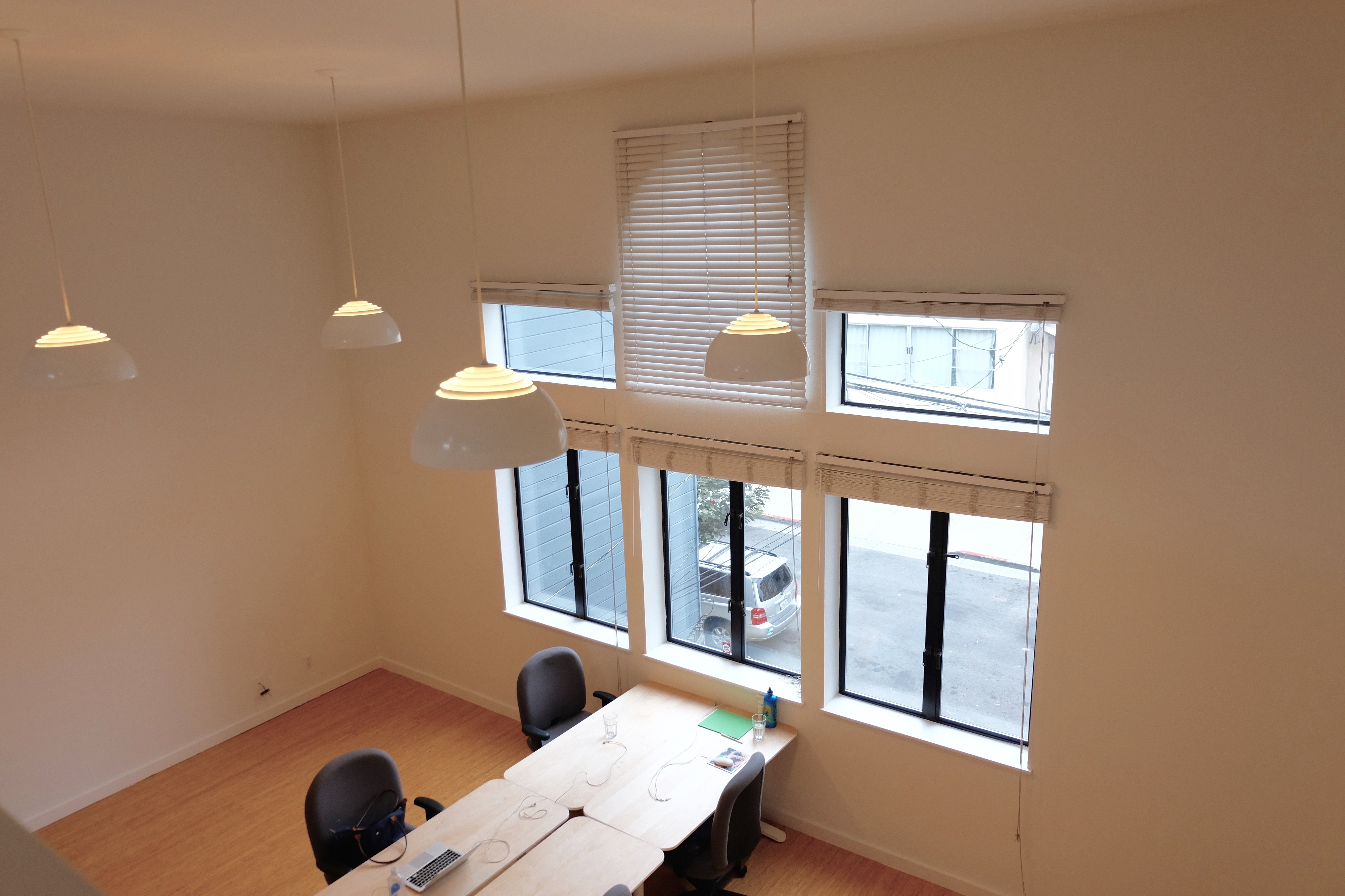 Dedicated desk space for 5 people in our SOMA loft Dedicated desk space for 5 people in our SOMA loft