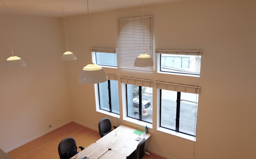 Dedicated desk space for 5 people in our SOMA loft