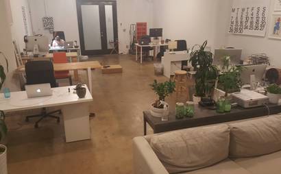Desk in a Creative Shared Space Desk in a Creative Shared Space