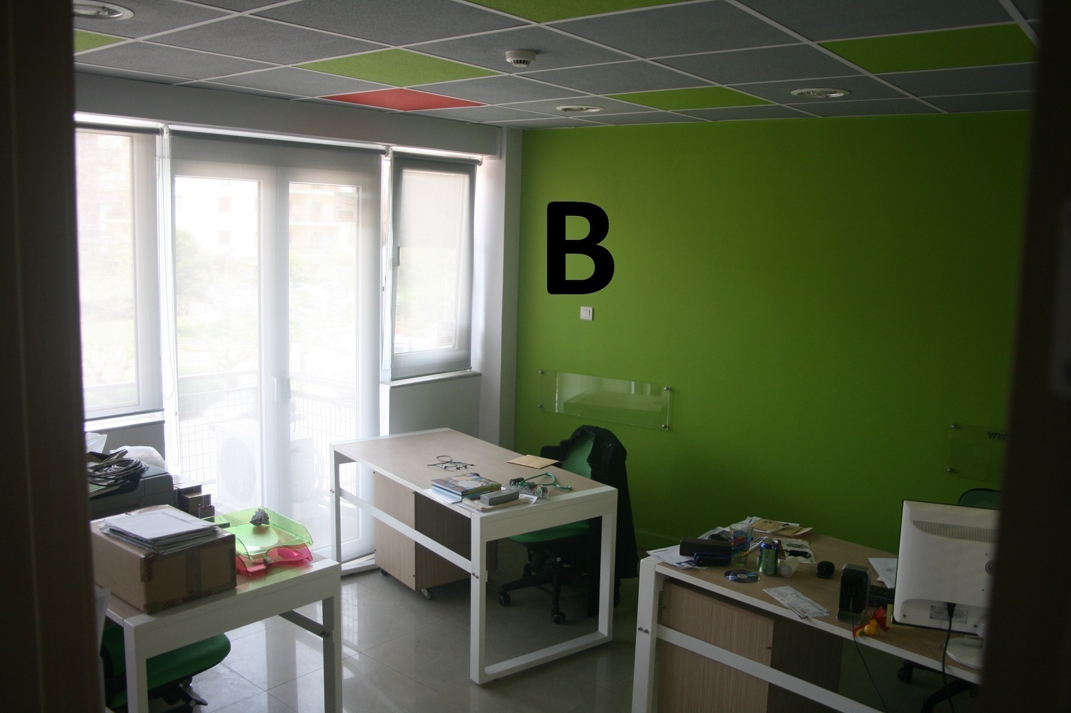 Free desks in a separate room of our company office in the center of Athens, Greece.