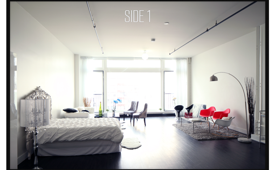 Draft table and ergonomic chair.