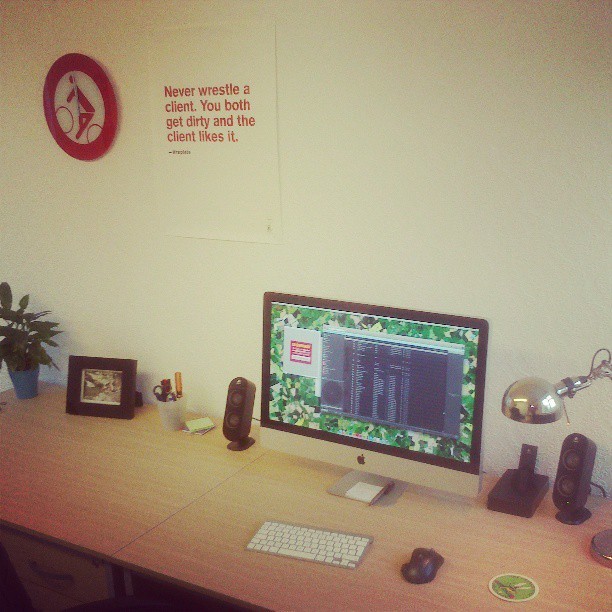 Shared desk for designer