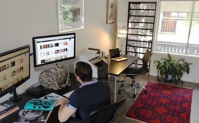 Three Workstations in a Two Room Studio Three Workstations in a Two Room Studio