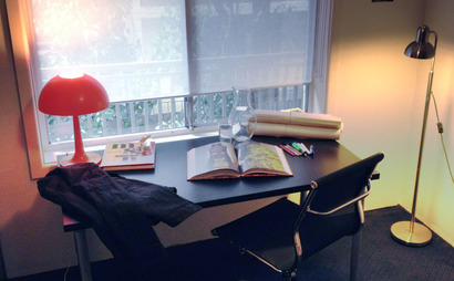 Three Workstations in a Two Room Studio Three Workstations in a Two Room Studio