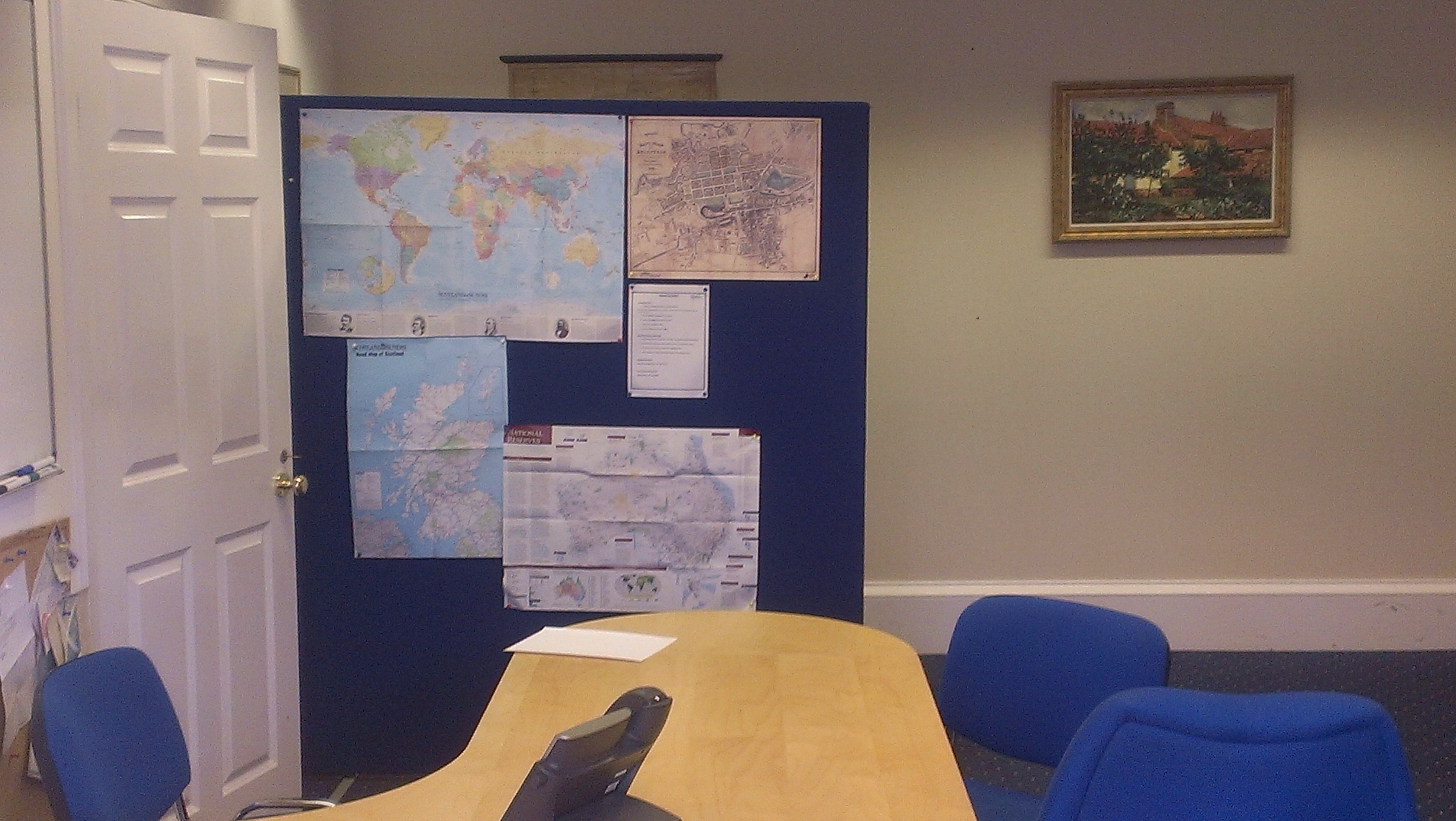 Exclusive use of desk