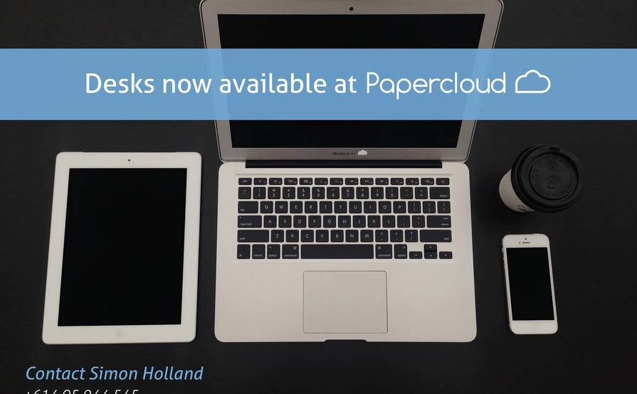 Papercloud desk space