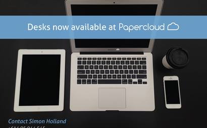 Papercloud desk space