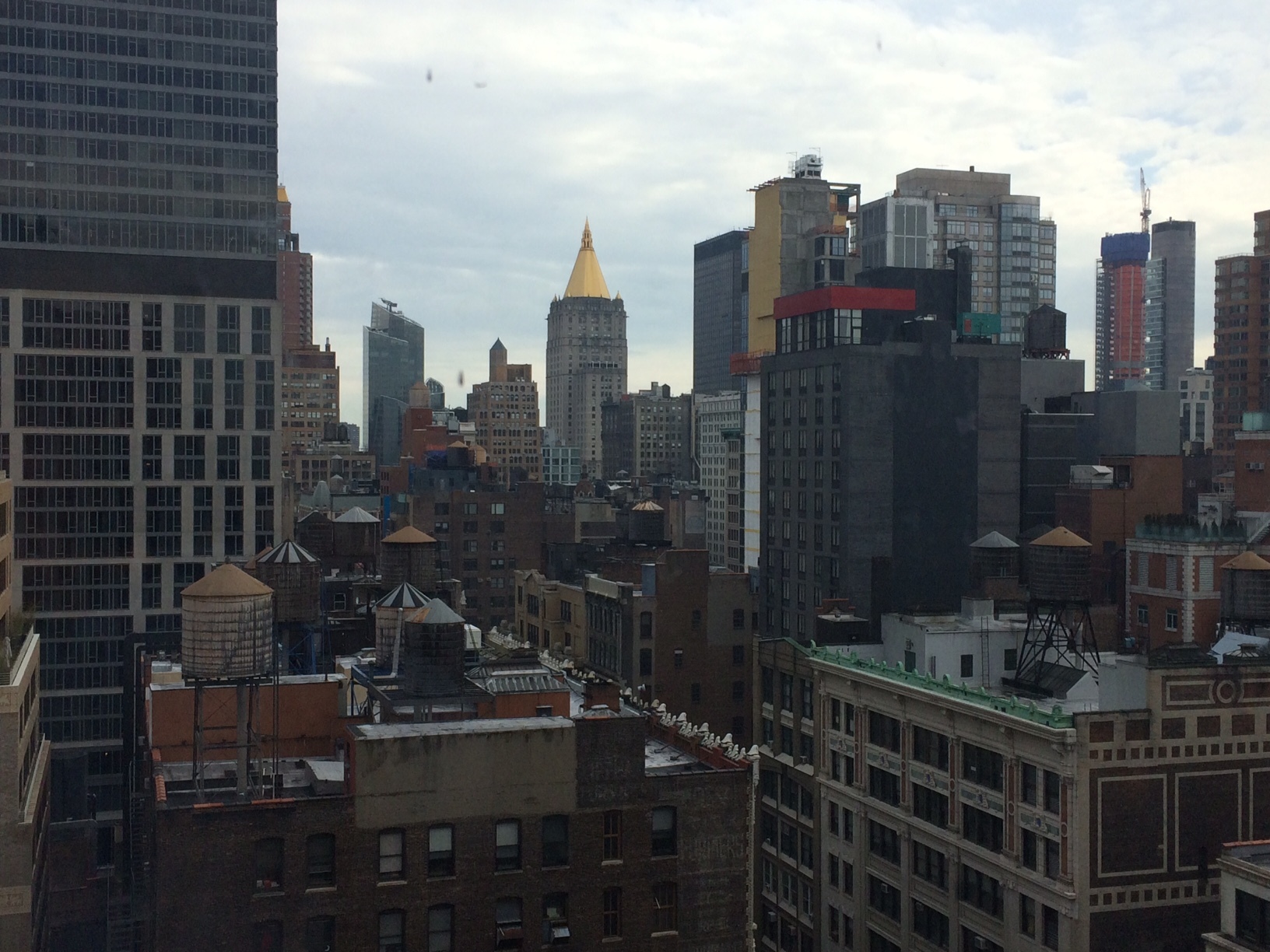 Desk with window facing East